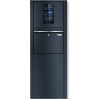 Metzler Standbriefkasten mit Video-Türsprechanlage für Einfamilienhaus SDM10 | Touch-Display | Anthrazit RAL7016