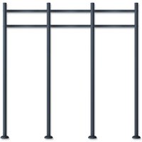 Metzler Briefkastenständer | 3er | RAL 7016 Anthrazit