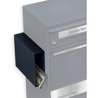 Metzler Zeitungsfach für Paketbox Modellreihe Bispo | RAL 7016 Anthrazit
