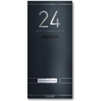 Metzler ADM10 Audio-Türsprechanlage | 1 Klingeltaster | Mit austauschbarem Namensschild | Kai