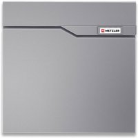 Metzler Briefkasten | austauschbares Namensschild | Grau | Siebert 2