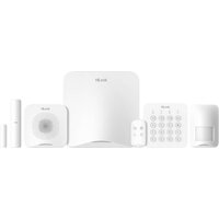 HiLook by HIKVISION Funk-Alarmanlage | 6-teiliges Komplettset | Hub + Melder + Sirene + Fernbedienung