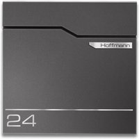 Metzler Briefkasten austauschbares Namensschild | Eisenglimmer | Hoffmann
