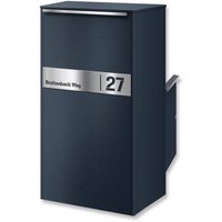 Metzler Paketbox | Entnahme auf der Rückseite | personalisiert mit Gravur | Anthrazit | Zivo 2