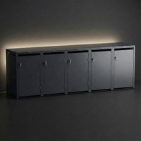 Metzler Indirekte LED-Beleuchtung für alle fünfer Mülltonnenboxen
