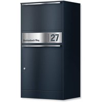 Metzler Paketbox | personalisiert mit Gravur | rostfrei | Anthrazit | Bispo 2