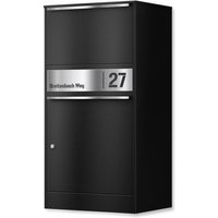 Metzler Paketbox | personalisiert mit Gravur | rostfrei | Schwarz | Bispo 2