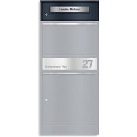 Metzler Brieffach für Paketbox | Modellreihe Bispo 2 | personalisiert mit Gravur