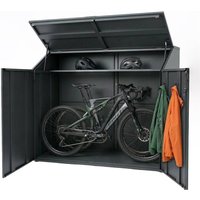 Metzler Fahrradgarage | Fahrradbox mit viel Stauraum | in RAL 7016 Anthrazit