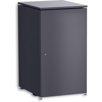 Metzler Mülltonnenbox | 1er | 240l | aus Aluminium | rostfrei & massiv | Eisenglimmer