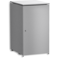 Metzler Mülltonnenbox | 1er | 240l | aus Aluminium | rostfrei & massiv | Grau