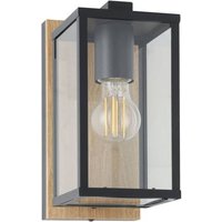 Außenwandleuchte | Budrone | IP44 | Holzoptik