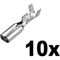 10 Flachsteckhülsen 2,8x0,8mm