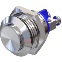 Metzler - Drucktaster 16mm - IP67 IK10 - Edelstahl - Hervorstehend - Schraubkontakte