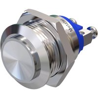 Metzler - Drucktaster 19mm - IP67 IK10 - Edelstahl - Hervorstehend - Schraubkontakte