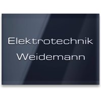 Namensschild in Anthrazit mit 3D-Tiefengravur