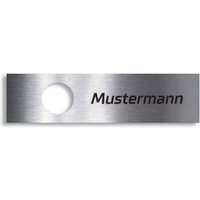 Ersatz-Namensschild - Magneto - aus Edelstahl