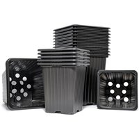 Square Thermoformed Seedling/Nursery Pots (7cm (0.25L) & 9cm (0.75L) Sizes)