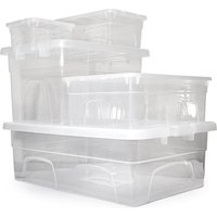 SpaceMaster Plastic Storage Boxes (2L-96L)