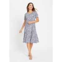 Niebieska sukienka damska ze wzorem paisley – Boho Beauty