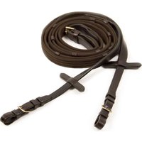 Schockemöhle Sports Gurtzügel mit Schnalle – Dunkelbraun/Gold Schockemöhle Sports Gurtzügel mit Schnalle – Dunkelbraun/Gold