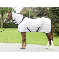 BUSSE Transport-Fliegendecke STRIPE PLUS, silber (navy) – 135 cm BUSSE Transport-Fliegendecke STRIPE PLUS, silber (navy) – 135 cm