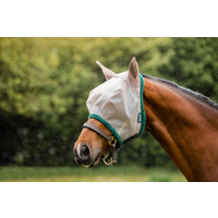 Horseware Ireland Fliegenmaske Amigo FlyMask „oatmeal/green“ – Pony Horseware Ireland Fliegenmaske Amigo FlyMask „oatmeal/green“ – Pony