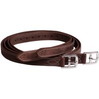 Schockemöhle Sports Steigbügelriemen Chantilly – espresso/cream/silver – 125 cm Schockemöhle Sports Steigbügelriemen Chantilly – espresso/cream/silver – 125 cm