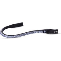 Schockemöhle Sports Stirnriemen ‚Browband Siena‘ – black/light blue – VB Schockemöhle Sports Stirnriemen ‚Browband Siena‘ – black/light blue – VB