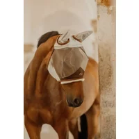 Kentucky Horsewear Fliegenmaske ‚Skin Friendly with ears‘, silver – WB Kentucky Horsewear Fliegenmaske ‚Skin Friendly with ears‘, silver – WB