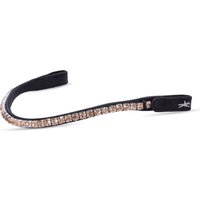 Schockemöhle Sports Stirnriemen ‚Browband Siena‘ – black/silk – WB Schockemöhle Sports Stirnriemen ‚Browband Siena‘ – black/silk – WB