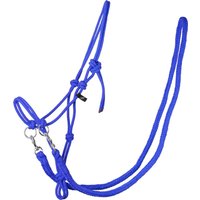 QHP Knotenhalfter mit Zügel Kobaltblau – Shetty QHP Knotenhalfter mit Zügel Kobaltblau – Shetty