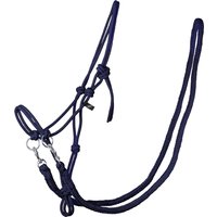 QHP Knotenhalfter mit Zügel Navy – Shetty QHP Knotenhalfter mit Zügel Navy – Shetty