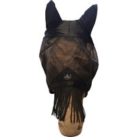 Kentucky Horsewear Fliegenmaske classic mit Ohren und Nasenfransen, schwarz – Cob Kentucky Horsewear Fliegenmaske classic mit Ohren und Nasenfransen, schwarz – Cob
