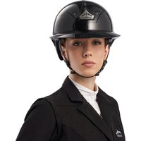 VEREDUS Reithelm Vita GST – breiter Schirm, Schwarz/Glossy – M (54) VEREDUS Reithelm Vita GST – breiter Schirm, Schwarz/Glossy – M (54)