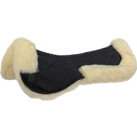 Waldhausen Lammfell Sattelkissen, schwarz – 1 Stück Waldhausen Lammfell Sattelkissen, schwarz – 1 Stück