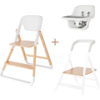 Ergobaby Evolve Kombi-Hochstuhl Set: Natural Wood