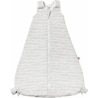 Ergobaby On the Move Sleep Bag: Silver Waves-Mid-weight-M (6 - 18 Mos)