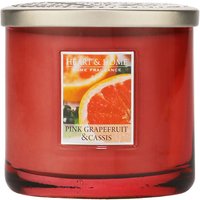 Heart & Home, Heart & Home Elipse Candles Twin Wick Pink Grapefruit & Cassis 230g Heart & Home, Heart & Home Elipse Candles Twin Wick Pink Grapefruit & Cassis 230g