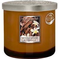 Heart & Home, Heart & Home Elipse Candles Twin Wick Sandalwood & Vanilla 230g Heart & Home, Heart & Home Elipse Candles Twin Wick Sandalwood & Vanilla 230g