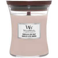 WoodWick, WoodWick Hourglass Candles Vanilla & Sea Salt Medium Candle 275g / 9.7 oz. WoodWick, WoodWick Hourglass Candles Vanilla & Sea Salt Medium Candle 275g / 9.7 oz.