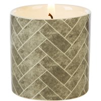 Fired Earth, Fired Earth Small Ceramic Candle Earl Grey & Vetivert 68g Fired Earth, Fired Earth Small Ceramic Candle Earl Grey & Vetivert 68g