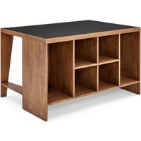 Pierre Jeanneret Mid Century Modern Large Wood Pigeonhole Desk / Golden Oak