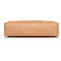 Extrasoft Low Profile Modular Block Sofa | Seat Element (XL) / Vegan Leather-Distressed Tan Brown