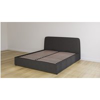 Promo Emma 30% de réduction sur le lit coffre 160x200 gris avec tête de lit