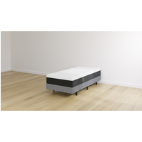 Cama Box Emma Select Cinza Solteiro Tamanho 88x188