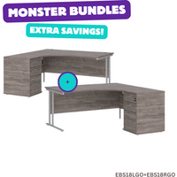 Click to view product details and reviews for Bundle Maestro 25 Left Hand And Right Ergonomic Desk 1800mm Each With Silver Cantilever Frame And Desk High Pedestals Grey Oak. Click to view product details and reviews for Bundle Maestro 25 Left Hand And Right Ergonomic Desk 1800mm Each With Silver Cantilever Frame And Desk High Pedestals Grey Oak.
