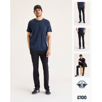 Dockers® Go Activeflex Chino, Skinny Fit Black Pants Men continuativo