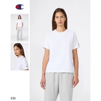 Champion Women’s Heavyweight Cotton Short Sleeve T-shirt White Woman FW26