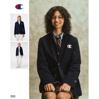 Champion Women’s Cotton Twill Blazer Academy Dark Blue Jackets Woman FW26